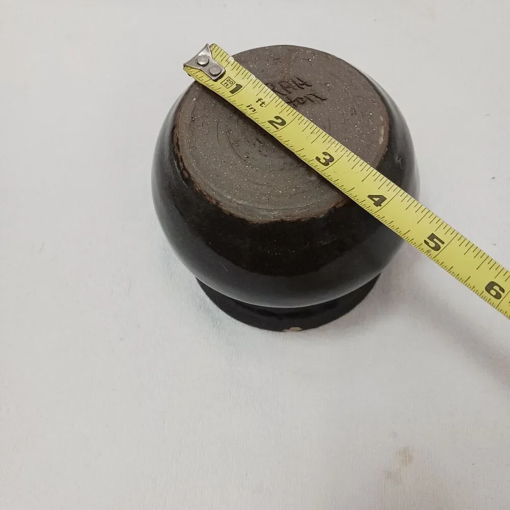 African Violet Plant Pot Stoneware Pottery 4